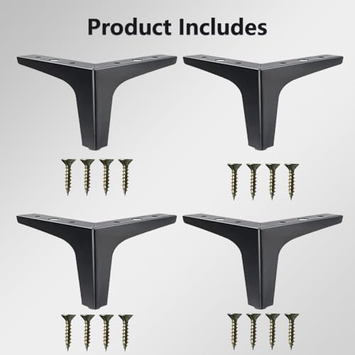 Metal Furniture Legs Black