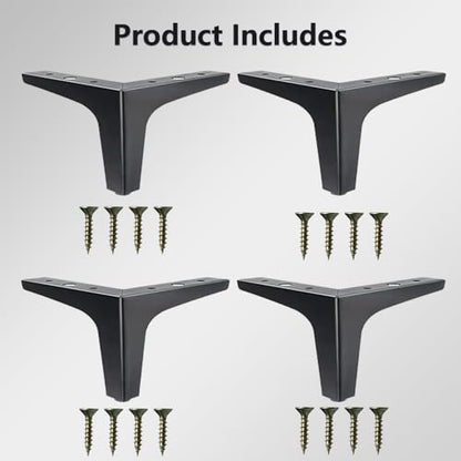 Metal Furniture Legs Black