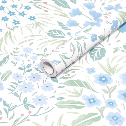 Peel and Stick Wallpaper Floral Wallpaper Vintage Flowers Contact Paper