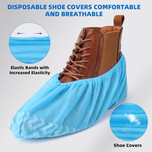 100 200 Pcs Shoe Covers Disposable Non