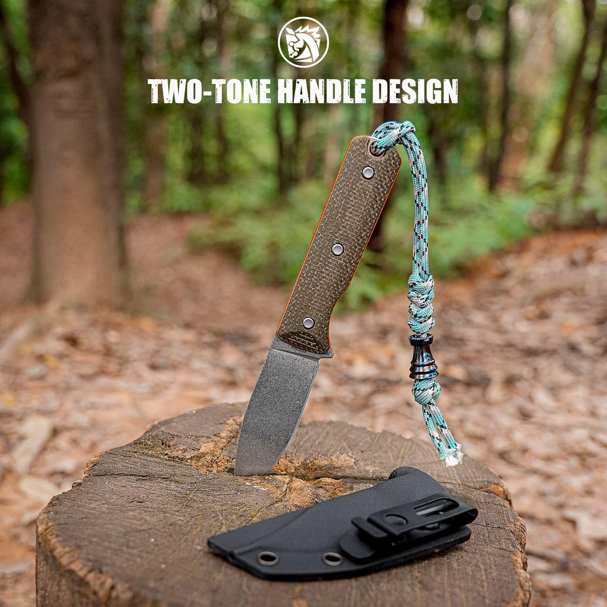 Vombat Fixed Blade Knife (Green)