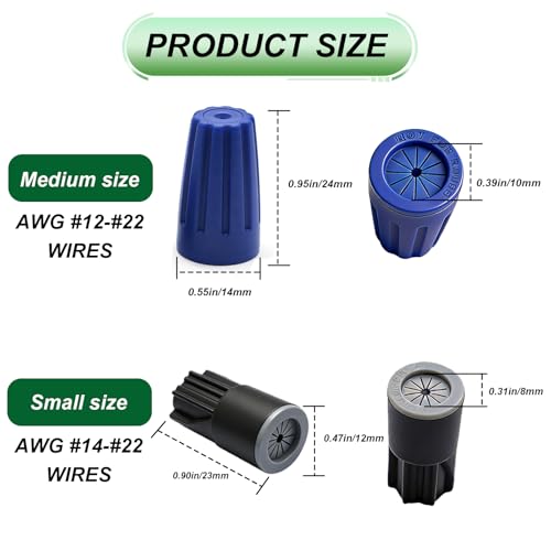 30PCS Waterproof Wire Nuts 12AWG