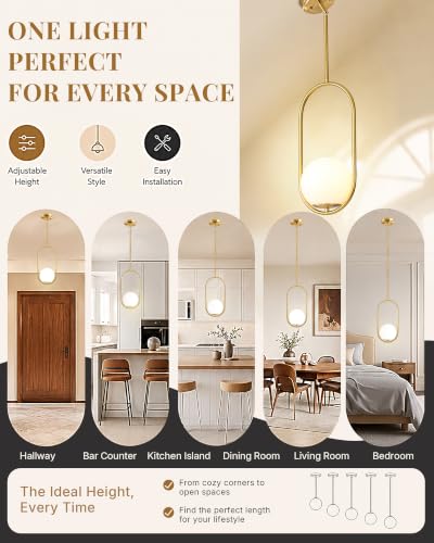 Pendant Lights Kitchen Island (Gold(2026 Upgraded Version) / 2 Pack)