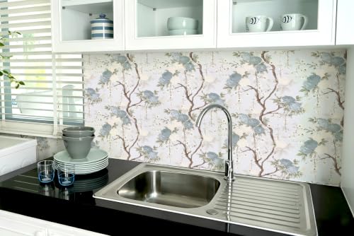 Vintage Floral Peel and Stick Wallpaper