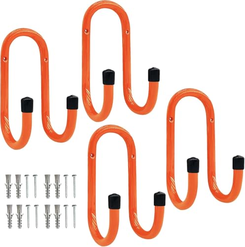 4 Packs Heavy Duty Metal Wall Hooks