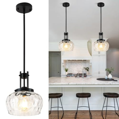 Glass Pendant Lights Kitchen Island