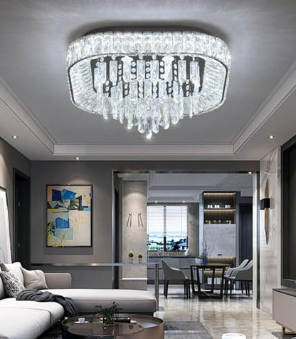 Modern Crystal Chandelier for Living Room Dining Room