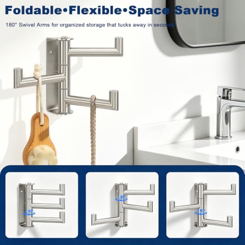 Swivel Towel Hook 3 Arms