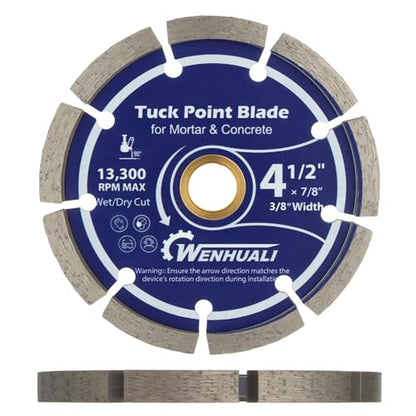 4.5" Diamond Tuck Point Blade for Concrete with 7 (3/8" Thick)