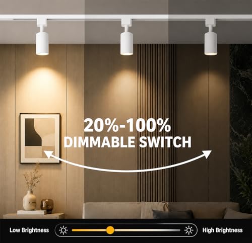 3 Color Plug in Track Lighting with Power Cord
