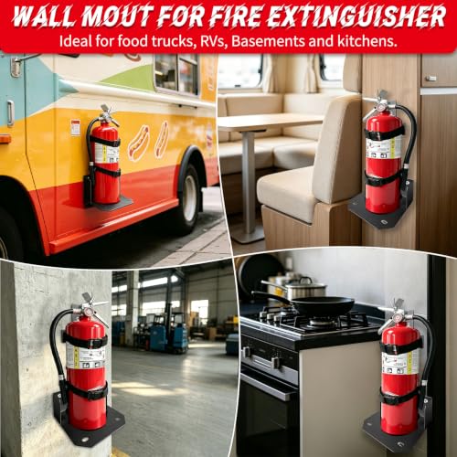 10 20LB ABC & CO2 Fire Extinguisher Mount