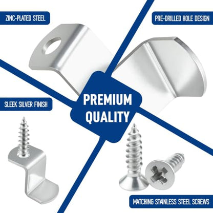 Offset Canvas Clips with Screws