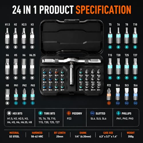 Ratchet Screwdriver Set
