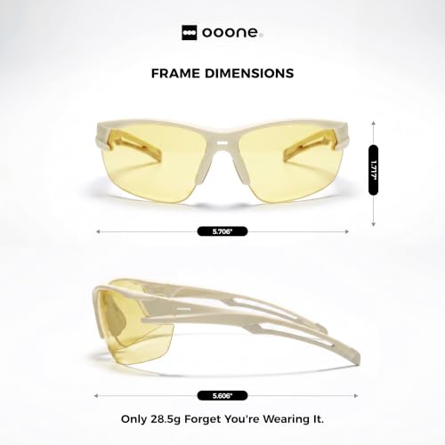 ANSI Z87+ Safety Glasses (Yellow)