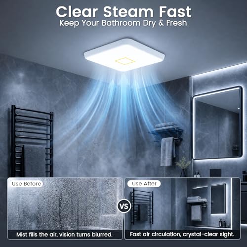 Bathroom Exhaust Fan with Light