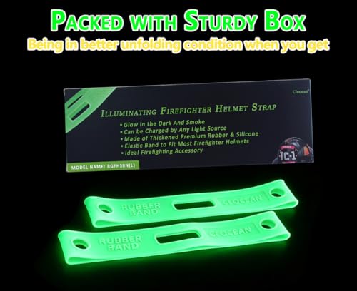 2 Pack Illuminating Firefighter Helmet Band 3rd Generation