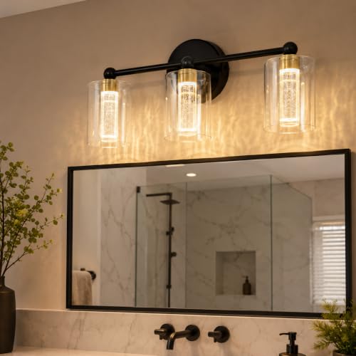 Brushed Nickel Vanity Light with 3 Color Modes