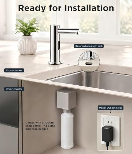 Automatic Touchless Soap Dispenser for Kitchen Sink