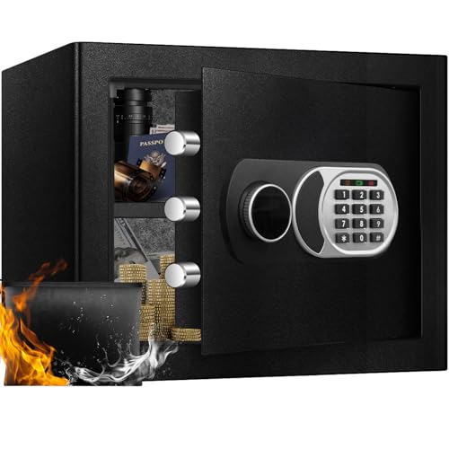 Safe Box Home Safe with Fireproof Waterproof Bag