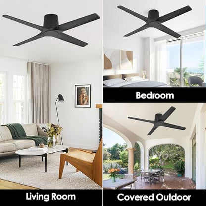 4 Blade Ceiling Fan No Lights