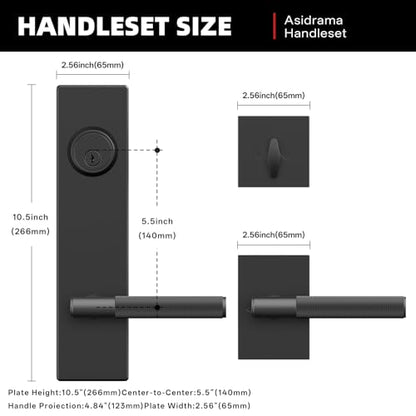 ZP01-124A-E Door Handle Set