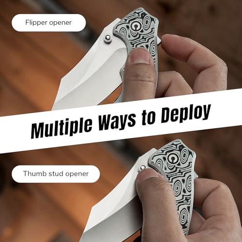 Pentad Pocket Knife (Black / White)
