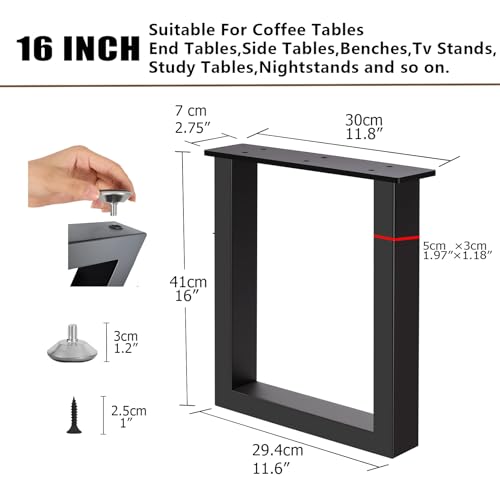 36 in Metal Bar Table Legs Desk Legs Coffee Table Legs Bench Legs