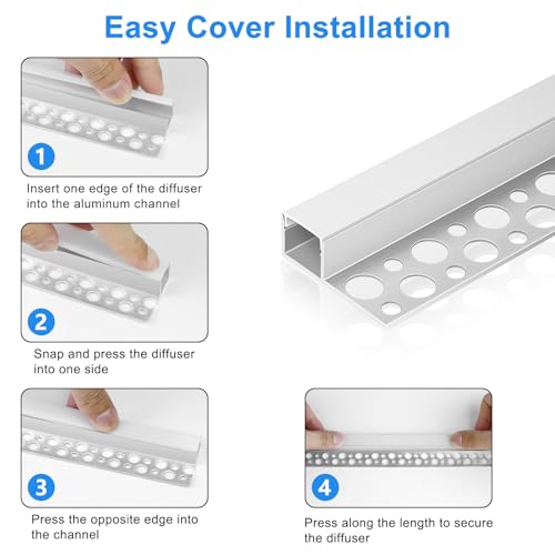Plaster in LED Channel