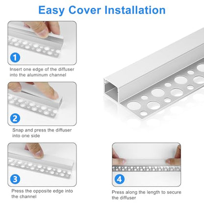 Plaster in LED Channel