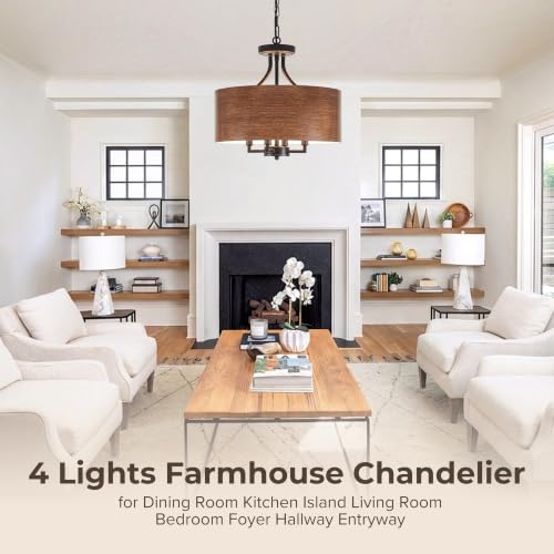 Farmhouse Chandelier for Dining Room