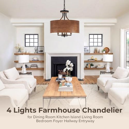 Farmhouse Chandelier for Dining Room