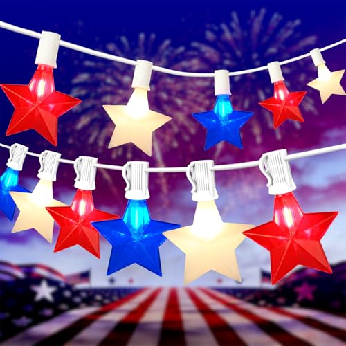 25FT Outdoor String Lights for Holiday Decor