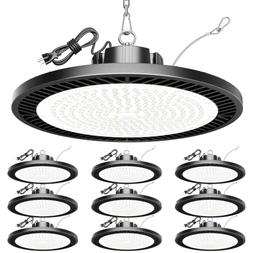 Industrial grade 250W 40000LM High Bay LED Shop Lights for Shop DIY Garage (250W-10PACK)