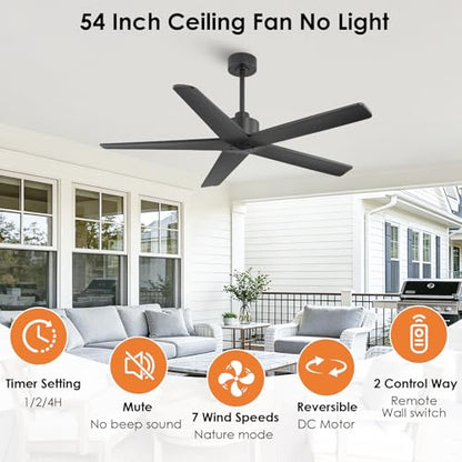 5 Blade Ceiling Fan without Lights