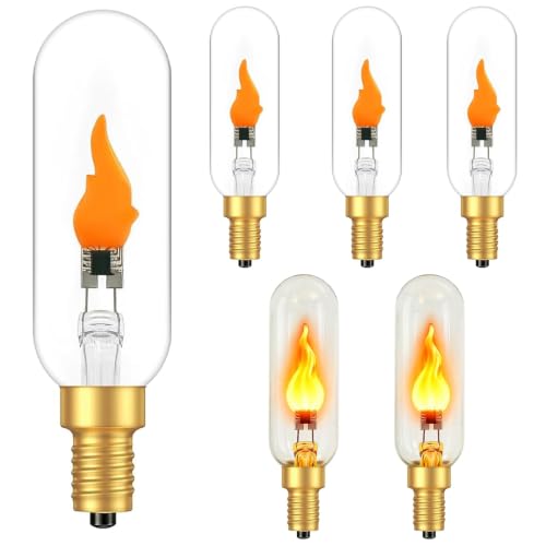 Flame Light Bulb E12 LED Realistic Flickering Fire Candelabra Decor