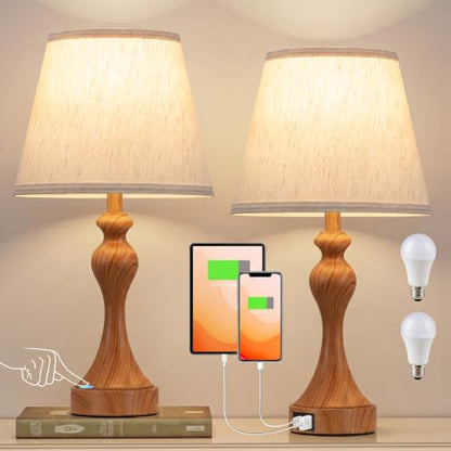 Bedroom Lamps Set of 2