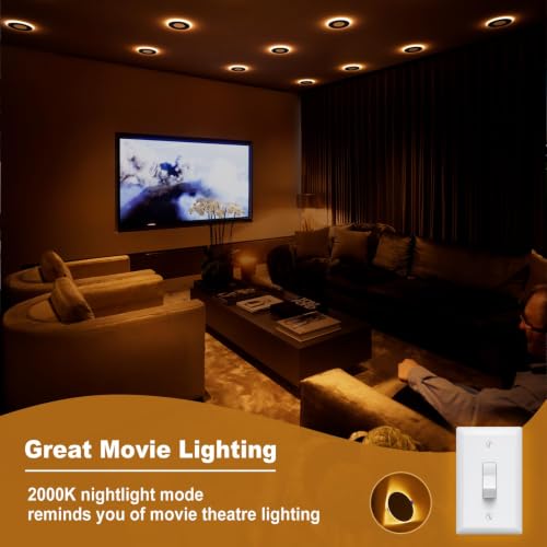 5CCT Recessed Light with Night Light