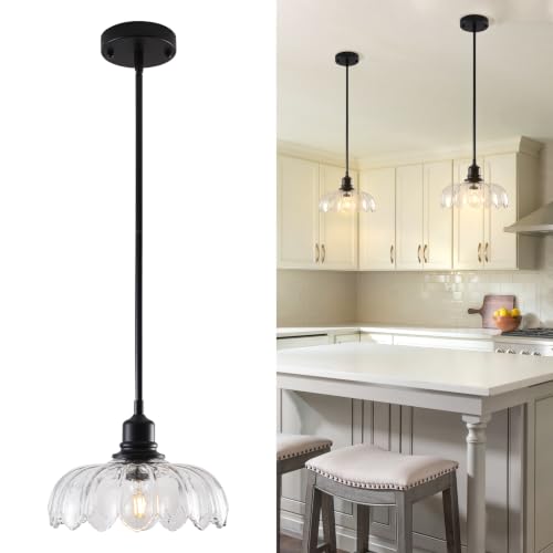 Glass Pendant Lights Kitchen Island