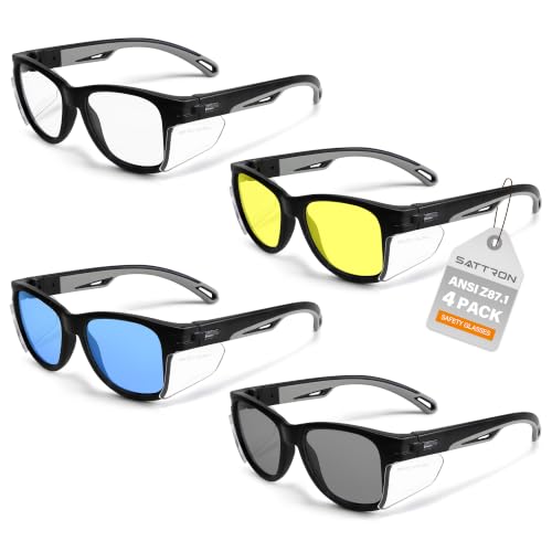 Anti Fog Safety Glasses Safety Goggles ANSI z87.1 Polycarbonate Scratch & Impact Resistant Protective Eyewear