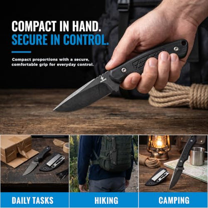 Small Fixed Blade Knife with Sheath