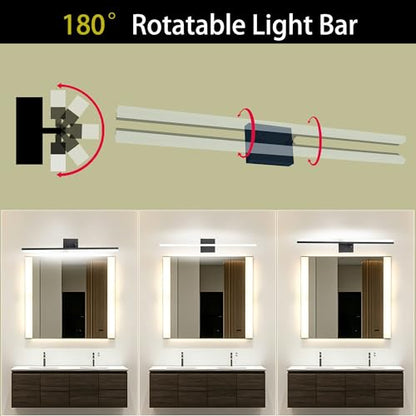 Modern Bathroom Light Fixtures Over Mirror