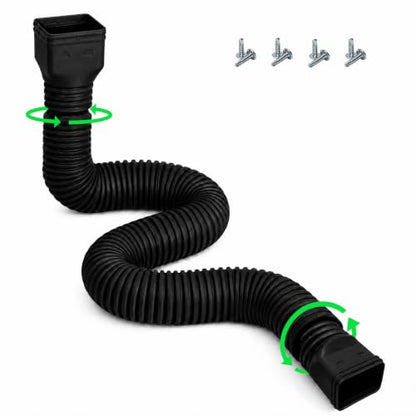 Expandable Rain Gutter Downspout Extension 16.5FT