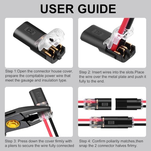 Double Wire Plug in Connector 18
