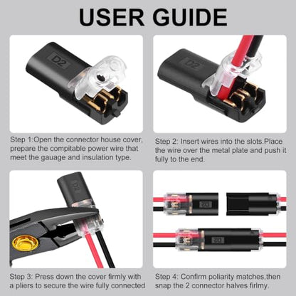 Double Wire Plug in Connector 18
