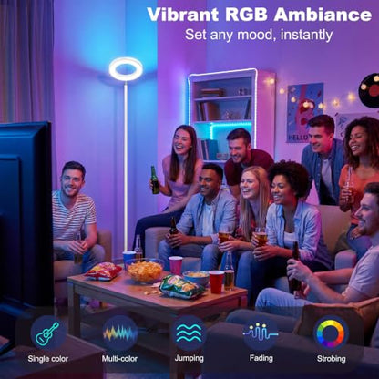 36W RGB Floor Lamp with Remote