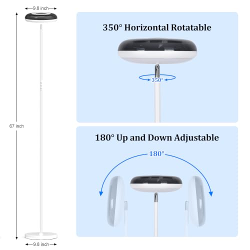 RGB Uplighter Floor Lamp with Remote Control