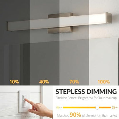 Modern LED Bathroom Light Fixtures