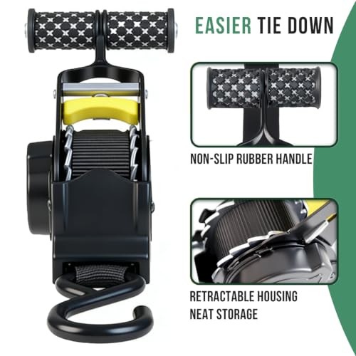 Retractable Ratchet Tie Down Straps