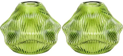 Spiral Stripes Glass Lamp Shade Small Art Blown Pendant Light Shades
