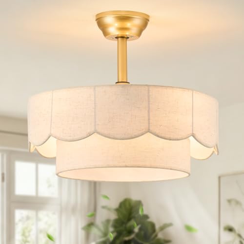 Boho Caged Fandelier Ceiling Fan with Light